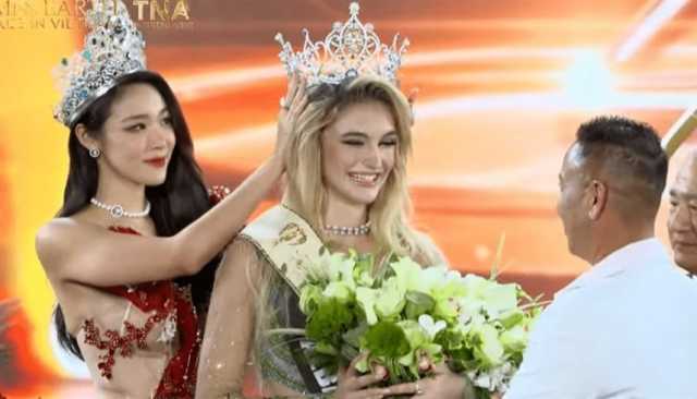 الألبانية دريتا زيري تفوز بمسابقة ملكة جمال الأرض 2023