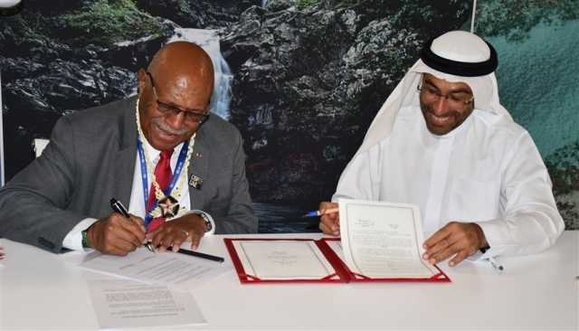 توقيع اتفاقية شراكة بين الإمارات ونيوزيلندا وفيجي للطاقة المتجددة