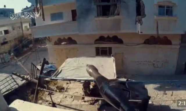 شاهد - مجاهدو القسام يحصدون دبابات وآليات العدو في غزة