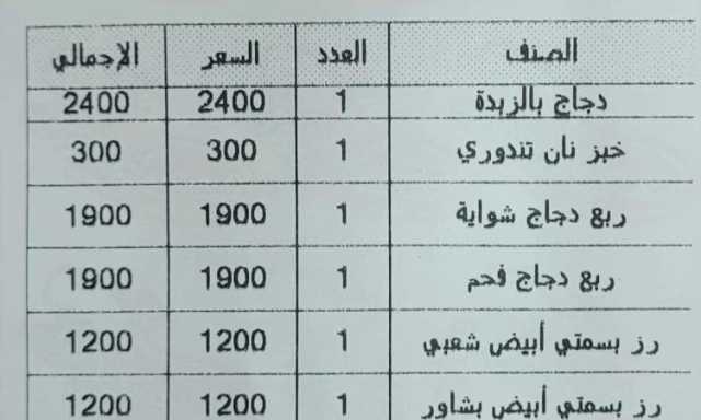 عدن: فرض 3% على كل فاتورة مطعم ضريبة سياحية اجبارية