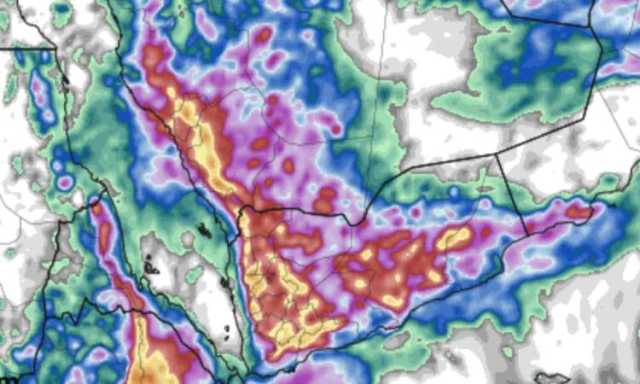 توقعات بموجة امطار تصاعدية تغطي اليمن الجمعة والسبت