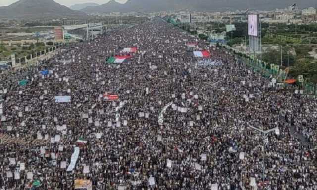 الملايين يملؤون ميدان السبعين نصرة لفلسطين