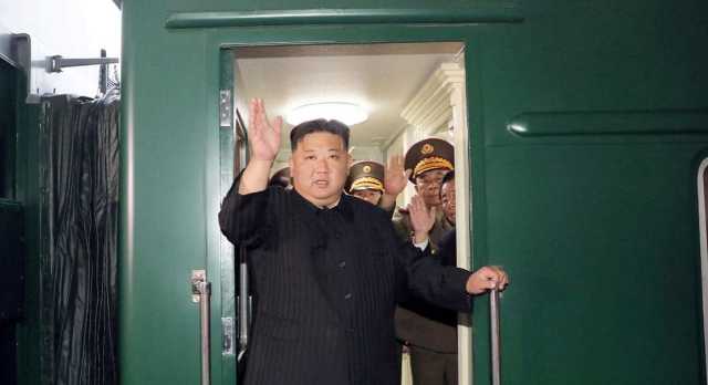 زعيم كوريا الشمالية يغادر روسيا على متن قطاره المصفح