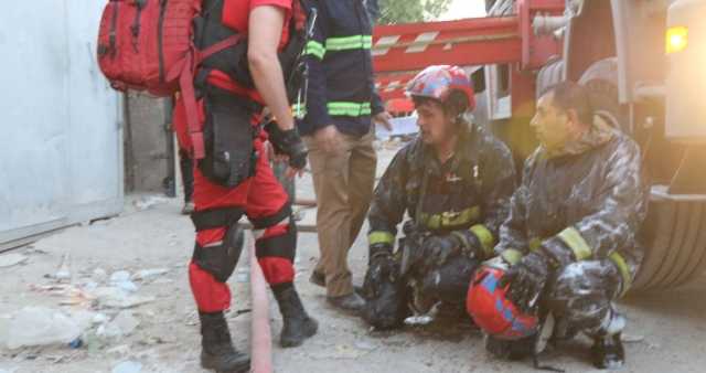 إخماد حريق بمنطقة الطوبجي ببغداد