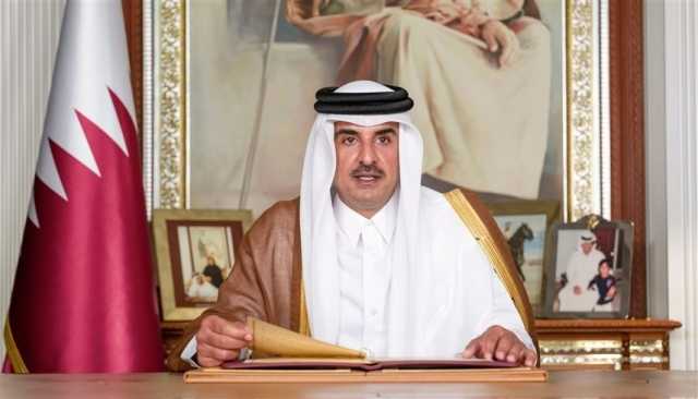أمير قطر يدين “القصف الهمجي” على قطاع غزة