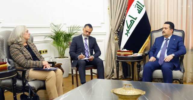 السوداني ورومانوسكي يبحثان علاقات التعاون بين البنك المركزي العراقي والخزانة الأميركية