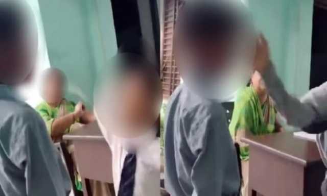 الهند.. معلمة تجبر تلاميذها على صفع زميلهم المسلم (فيديو)