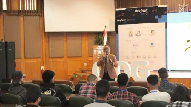 دور ريادة الأعمال في مؤتمر Devfest 2023 التقني بجامعة أسيوط