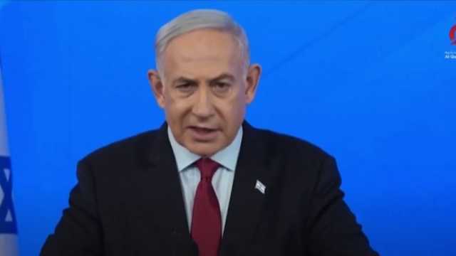 «القاهرة الإخبارية»: 42% من الإسرائيليين يرون ضرورة استقالة بنيامين نتنياهو