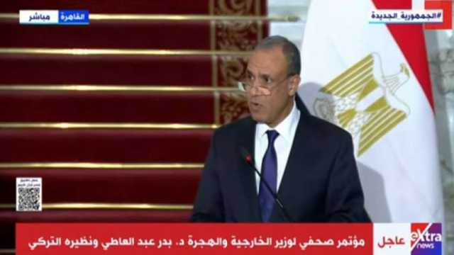 وزير الخارجية: التصعيد الحالي ينذر بدخول المنطقة حربا إقليمية شاملة