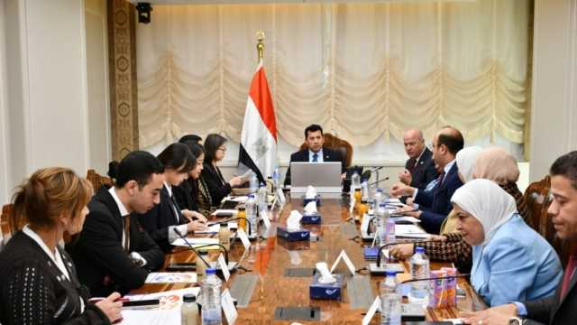 وزير الشباب والرياضة يجتمع بمسئولي الوكالة الكورية للتعاون الدولي «كويكا» في مصر