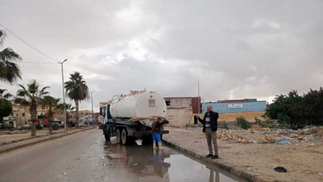 «مياه شرب الإسكندرية»: رفع درجة الاستعداد للأمطار منذ 5 أيام