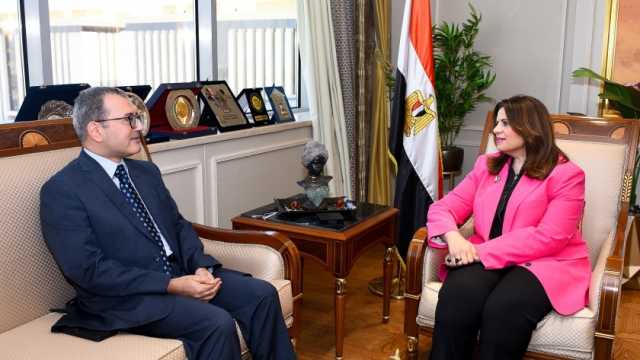 وزيرة الهجرة تستقبل قنصل عام مصر الجديد في دبي لبحث التعاون المشترك