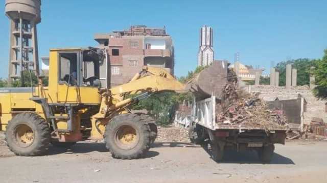 حملات نظافة مكثفة في شوارع وميادين مراكز المنيا