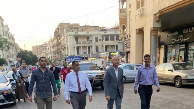 نائب محافظ القاهرة: منع الباعة الجائلين والإشغالات بالكوربة