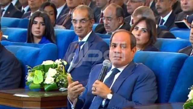 عاجل.. الرئيس السيسي: مصر لم تلجأ للاستدانة حتى عام 1970