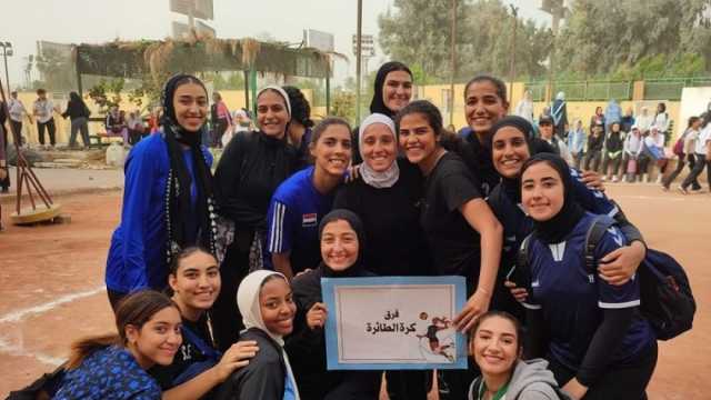 جامعة حلوان تنظم يوما رياضيا تحت شعار «أبطال تبني مصر»