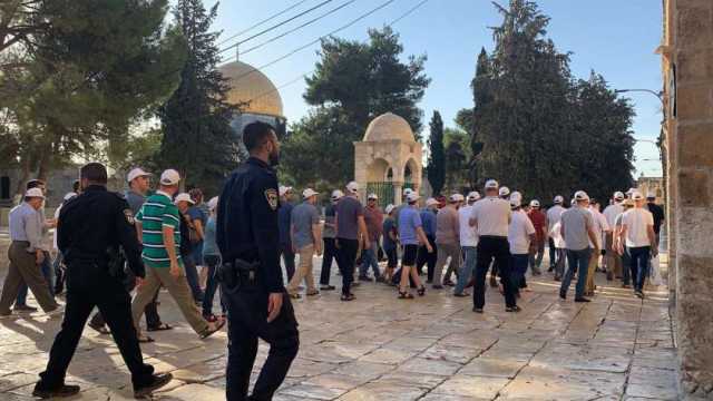 مستوطنون يقتحمون المسجد الأقصى في رابع أيام عيد العرش اليهودي