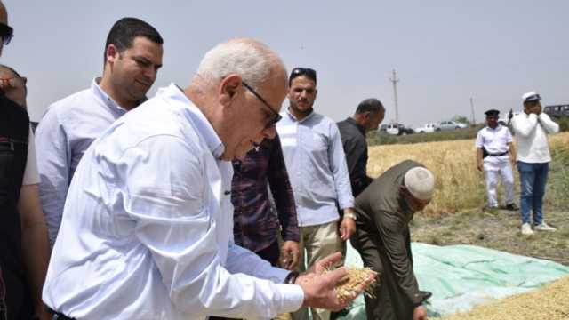 محافظ بورسعيد: الأراضي المنزرعة بالقمح تخطت 13 ألف فدان حتى الآن