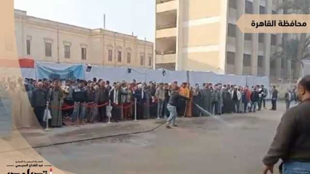 حملة المرشح الرئاسي عبدالفتاح السيسي ترصد إقبال الناخبين على صناديق الاقتراع