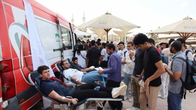 4 جامعات مصرية تنظم حملات للتبرع بالدم لصالح الفلسطينيين