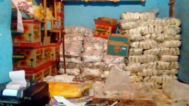 ضبط كمية من الأرز داخل مخزن في المنيا بقصد حجبه عن المواطنين
