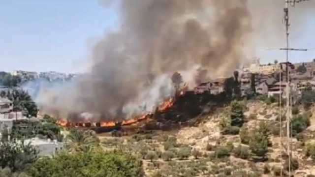 حرائق في 10 مواقع بالجليل ومرتفعات الجولان وقوات الاحتلال تكافح النيران