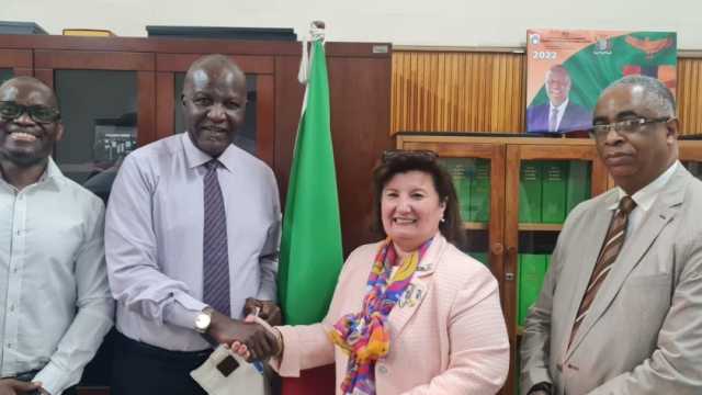 جامعة النيل تبحث مع وزير العلوم الزامبي مجالات التعاون المشترك