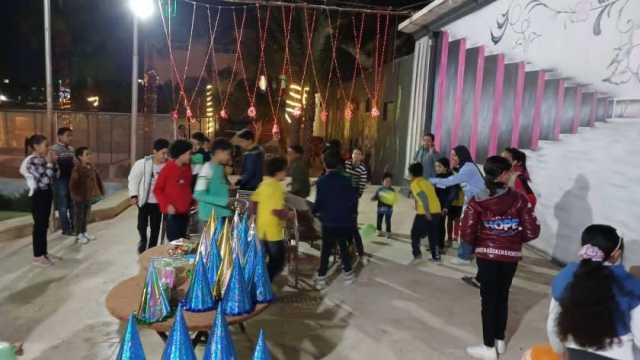 موسيقى وهدايا وألعاب في احتفالات أعياد الطفولة بمركز شباب السلام بالسويس