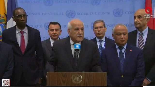 مندوب فلسطين بالأمم المتحدة: التصويت على وقف إطلاق النار يسهم في إتمام صفقة المحتجزين