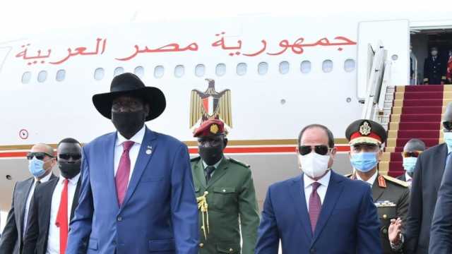 السيسي يستقبل رئيس جنوب السودان بقصر الاتحادية (بث مباشر)