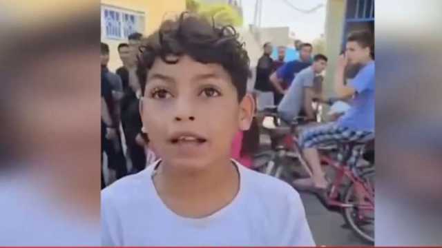 رسالة مبكية من طفل فلسطيني بعد قصف مدرسة «الفاخورة» (فيديو)