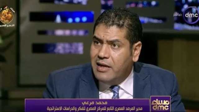 «المرصد المصري»: كلمة الرئيس السيسي اليوم فصل جديد في وقف مخطط إسرائيل