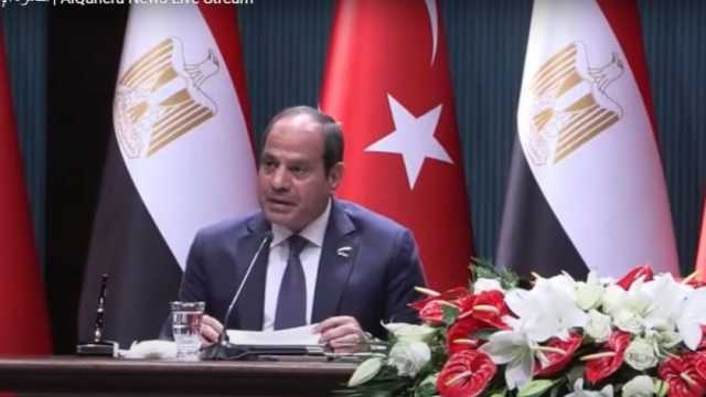 السيسي: توافقت مع أردوغان على إنهاء ظاهرة الميليشيات المسلحة في ليبيا