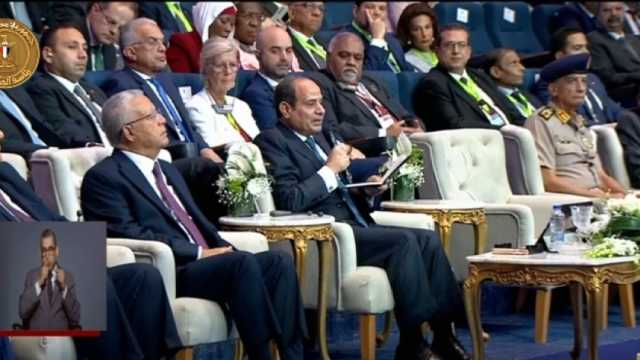 السيسي: العاصمة الإدارية جزءا من فكرة متكاملة هدفها مستقبل أفضل لمصر