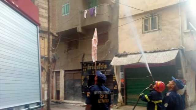 السيطرة على حريق عقار بحي الجمرك في الإسكندرية دون إصابات