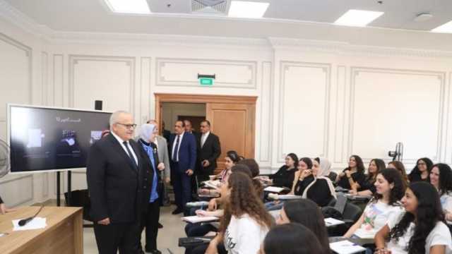 الخشت لطلاب جامعة القاهرة الدولية: المعرفة قوة.. والعلم سبيل التقدم