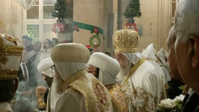 البابا تواضروس يترأس قداس عيد الغطاس في الإسكندرية (فيديو)