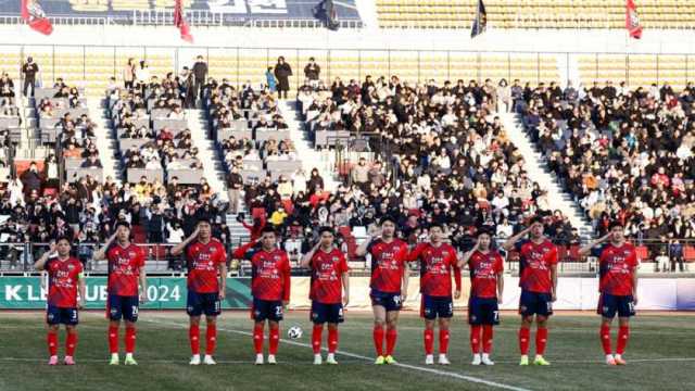 جيمتشون سانجمو ينتزع صدارة الدوري الكوري الجنوبي من أولسان