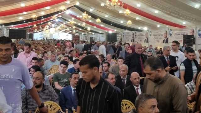 مؤتمر في المنوفية لدعم المرشح عبدالفتاح السيسي في الانتخابات الرئاسية اليوم