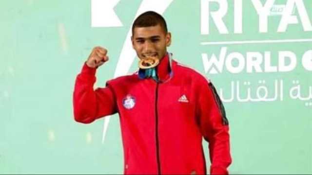 طالب بـ«رياضية طنطا» يفوز بذهبية دورة الألعاب القتالية العالمية في الرياض