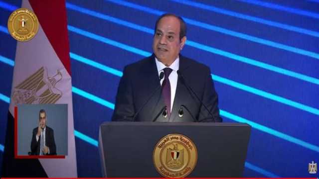 الرئيس السيسي: كل الشعب المصري مسؤول عن أمن ومستقبل مصر