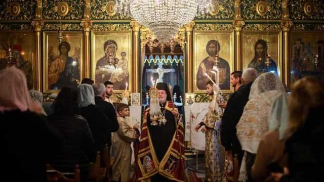 رغم العدوان الإسرائيلي.. كنيسة القديس يورفوريوس في غزة تحتفل بعيد الغطاس (صور)