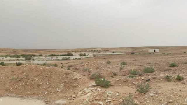 سقوط أمطار خفيفة على جبال وسط سيناء والطرق الرئيسية