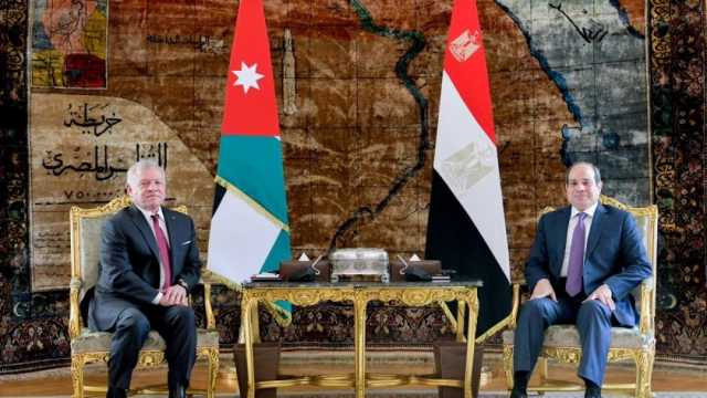 الرئيس السيسي يستقبل ملك الأردن من مطار القاهرة ويصحبه إلى قصر الاتحادية
