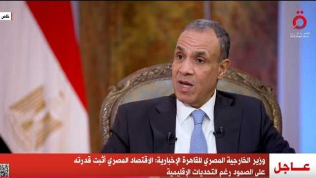 وزير الخارجية: مصر لا تتآمر على أحد وعلاقتنا بالدول تتسم بالشرف والأخلاق