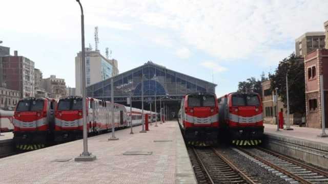 السكة الحديد تعيد تشغيل بعض القطارات على خط «طنطا - منوف - القاهرة»
