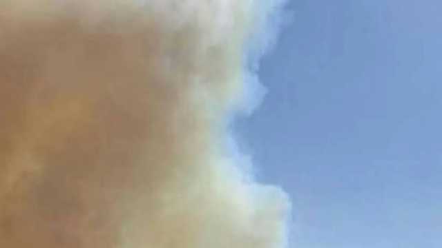 حريق ضخم في بعض القرى السورية.. دمر مساحات زراعية واسعة