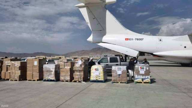 قناة القاهرة الإخبارية: 87 طائرة مساعدات وصلت مطار العريش حتى الآن