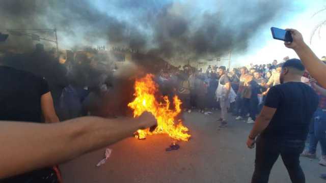 حشود كبيرة وحرق العلم الإسرائيلي في مظاهرات داعمة للقضية الفلسطينية بالوادي الجديد